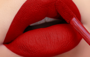 red lipstick