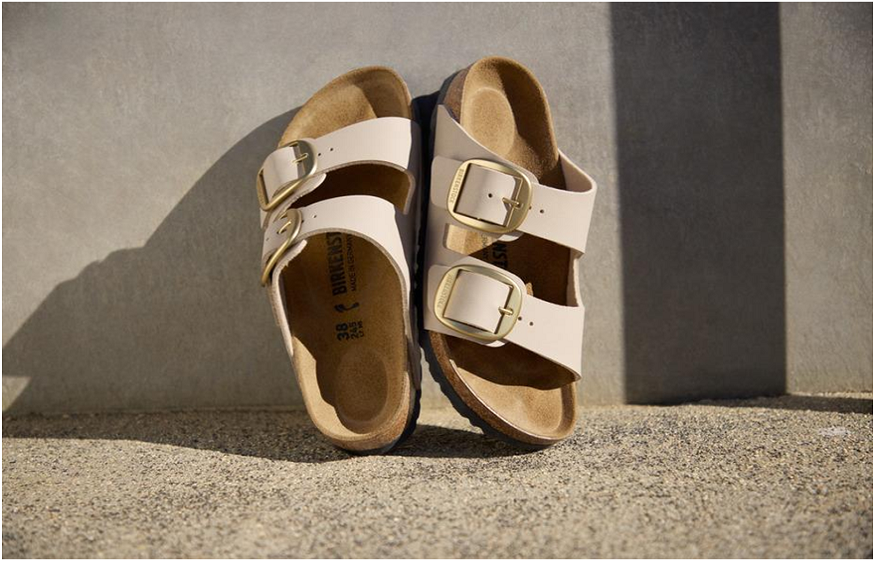 black sandals